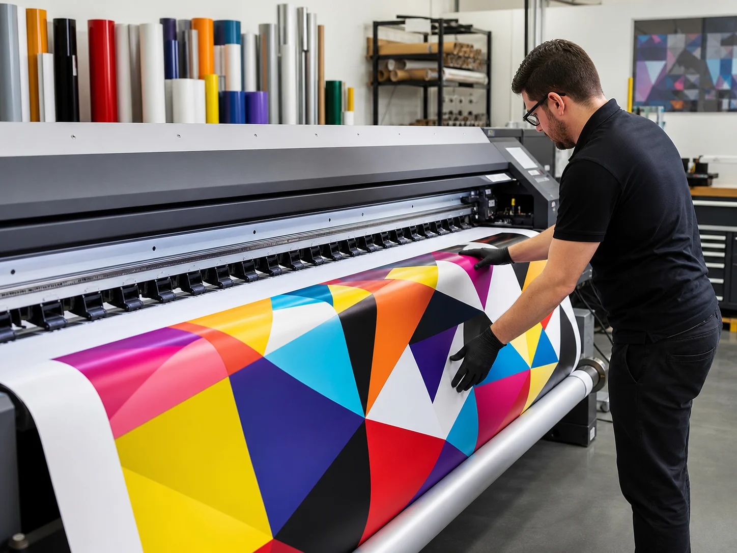 Impresión de vinilo gran formato para rotulación en Alicante